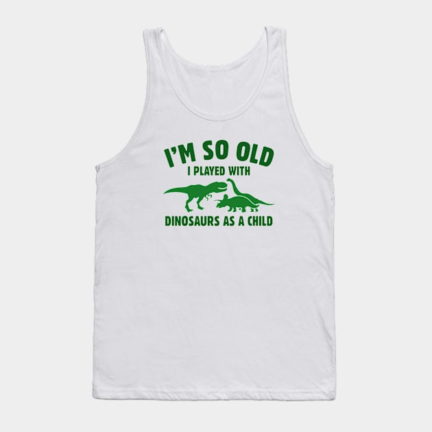 Played With Dinosaurs Tank Top by VectorPlanet